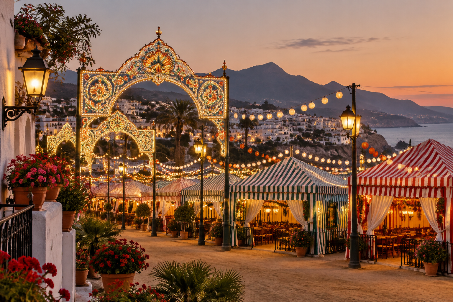 Förberedelserna igång för Feria de Nerja 2026 när casetas-ansökan öppnar