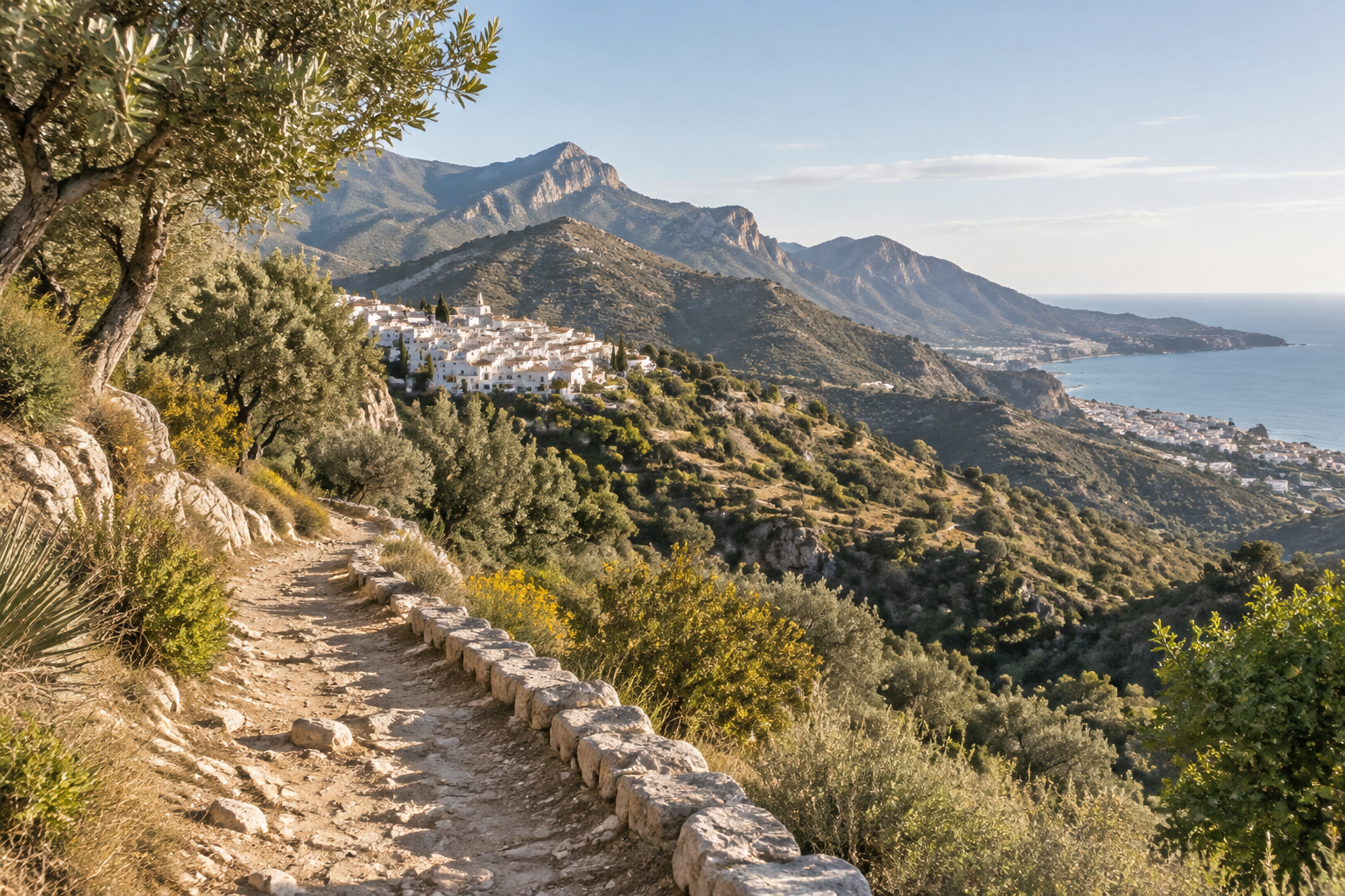 Guidad höstvandring mellan Frigiliana och Nerja den 25 oktober