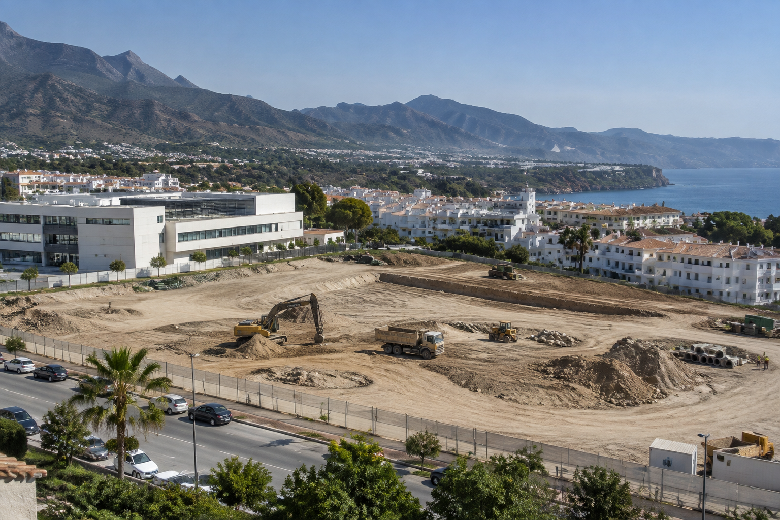Nerja planerar p-hus med 847 platser och bussterminal på taket