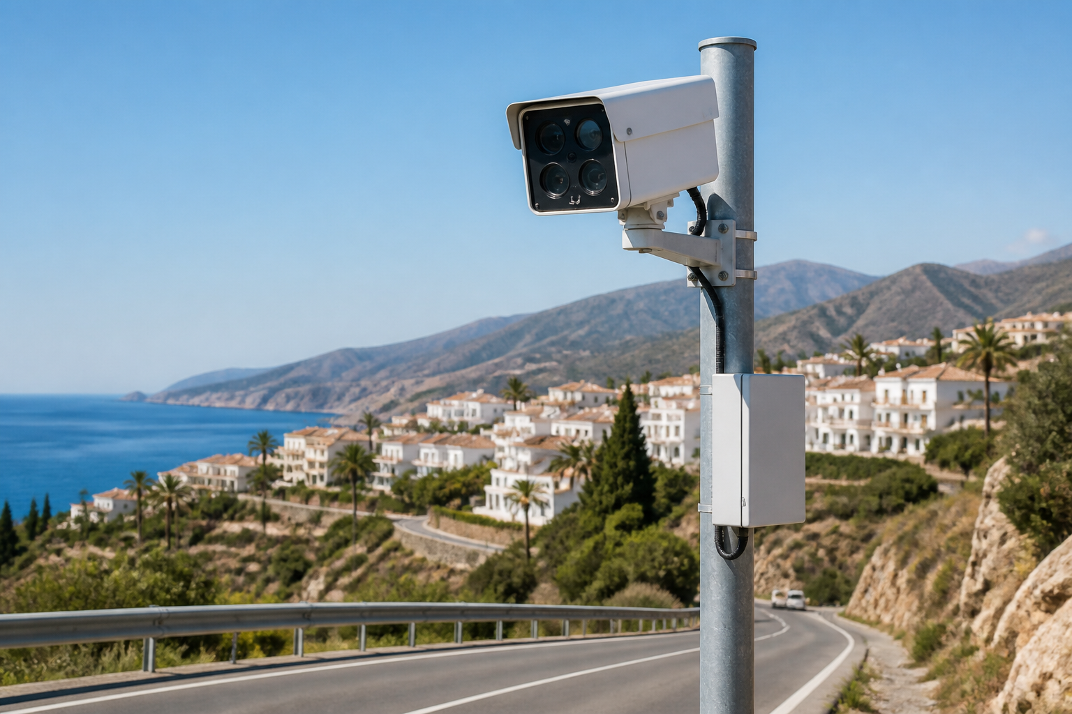 Torrox installerar åtta AI-trafikkameror på viktiga vägar
